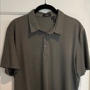 Theory dark green Men's Polo Shirt